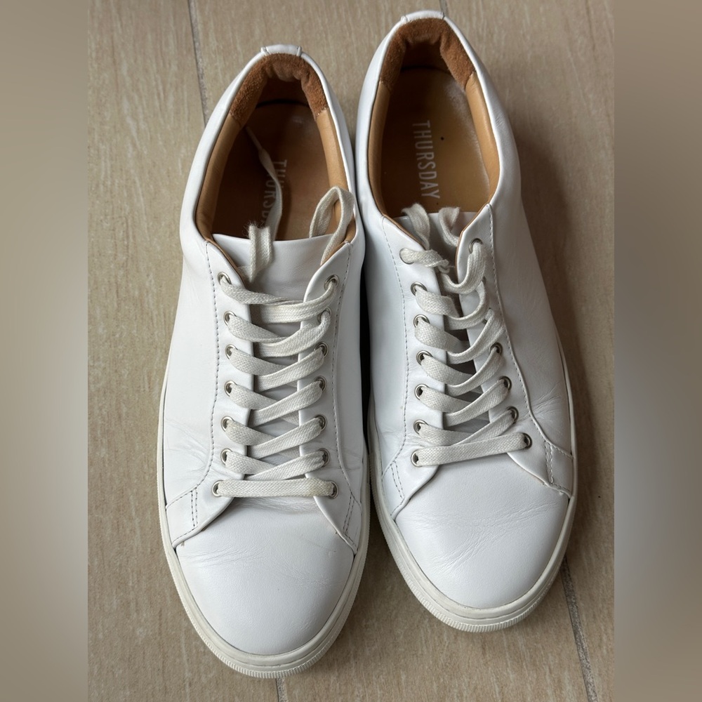 Thursday Boot Co. – Premier Low Top Sneakers | Size 12 | White
